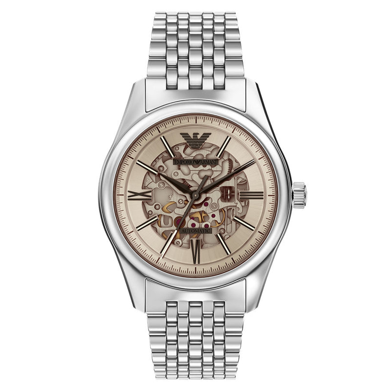 Emporio Armani Silver Dial Automatic Watch AR60095-zoom-