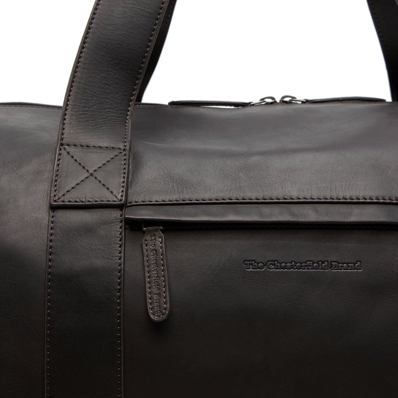 The Chesterfield Brand Hudson Bruine Leren Weekendtas C20.004501-zoom-