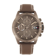 Tommy Hilfiger Jameson Bruine Herenhorloge TH1792196