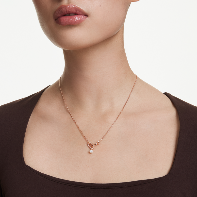 Swarovski Constella Rose Gold Coloured Necklace 5728589-zoom-