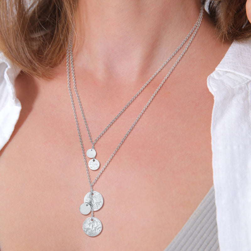 Elli 925 Sterling Silver Layered Necklace with Pendant 2004-BF-0007728-001-zoom-