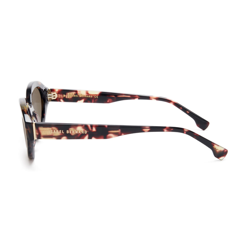 Isabel Bernard La Villette Rosaire Bruine Tortoise Ovale Zonnebril IB400002-04-14-zoom-