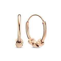 Violet Hamden Sisterhood Feminine 925 sterling Silver Roesgoldcoloured Hoop Earrings VH360037
