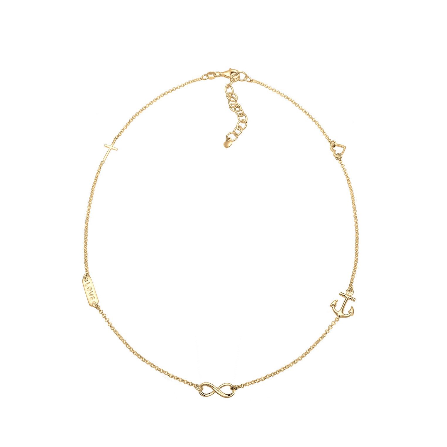 Elli 925 Sterling Silver Necklace 2004-BF-0007657-001