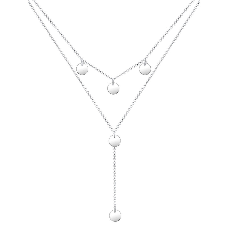 Elli 925 Sterling Silver Layered Y Chain Necklace 2004-BF-0007677-001-zoom-