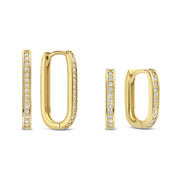 Parte Di Me Sorprendimi 925 Sterling Zilveren Oorbellen Giftset Gold Plated PDM90061