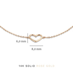 Isabel Bernard Cadeau d'Isabel 14 Carat Rosegold Necklace and Bracelet giftset IB90060