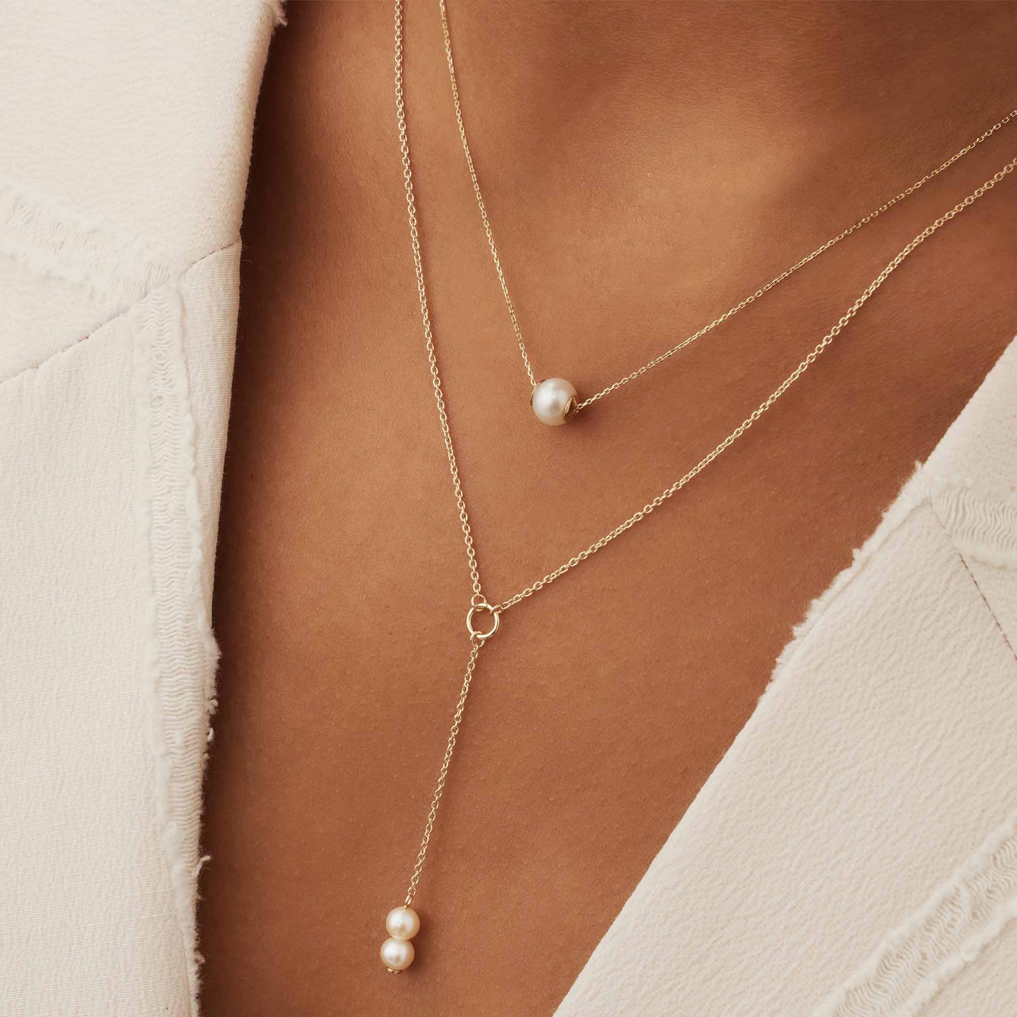 Isabel Bernard Belleville Luna 14 Carat Golden Necklace IB340024 (Length: 40.00-45.00 cm)