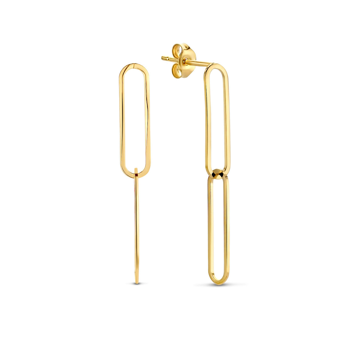 Isabel Bernard Cadeau d´Isabel 14 Carat Golden Earrings Set IB90126