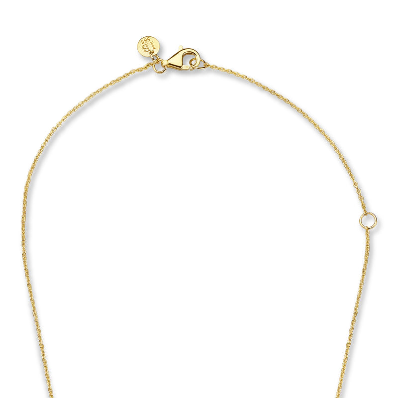 Isabel Bernard Belleville Nova 14 Karaat Gouden Collier IB340029 (Lengte: 40.00-45.00 cm)-zoom-