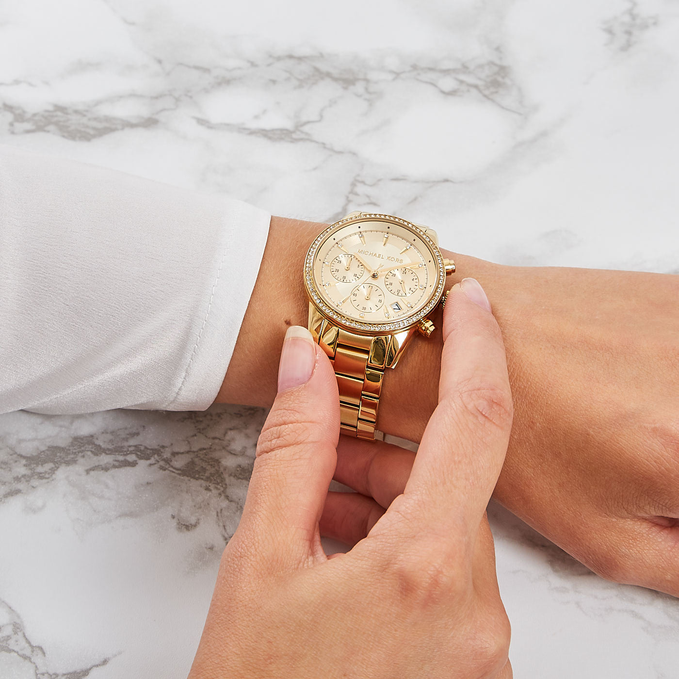 Michael Kors Bryant Gold Watch MK6356