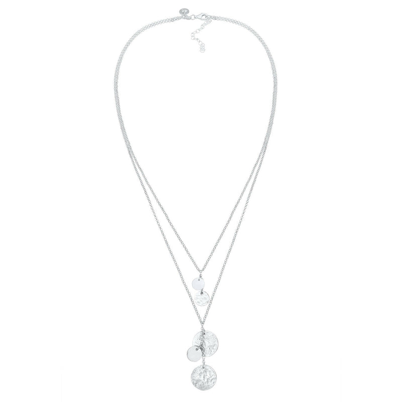 Elli 925 Sterling Silver Layered Necklace with Pendant 2004-BF-0007728-001-zoom-