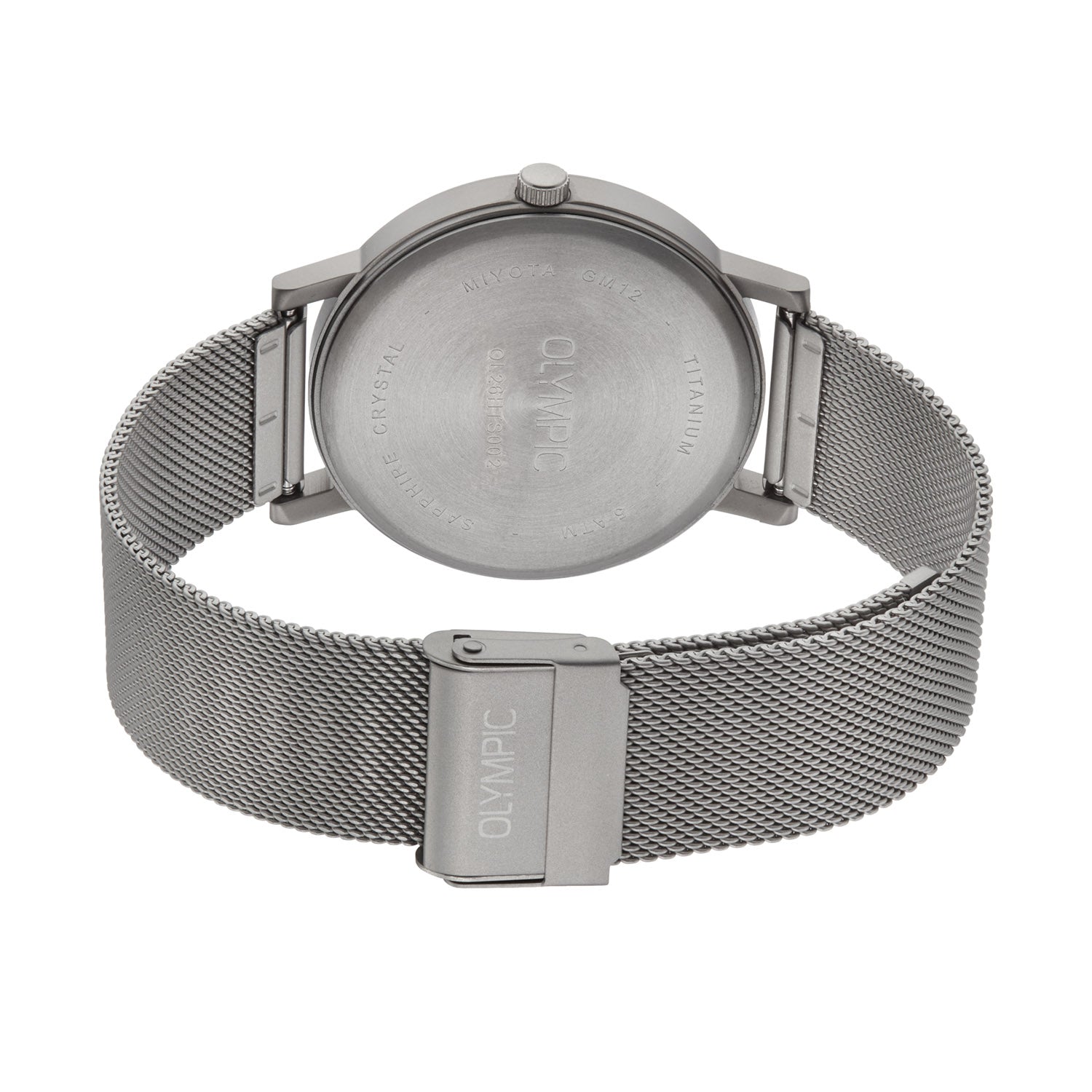 Olympic Titanium Grey Men's Watch OL26HTS002