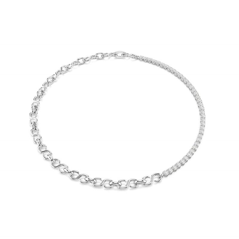 Swarovski Matrix Tennis Zilveren Ketting 5747732-zoom-