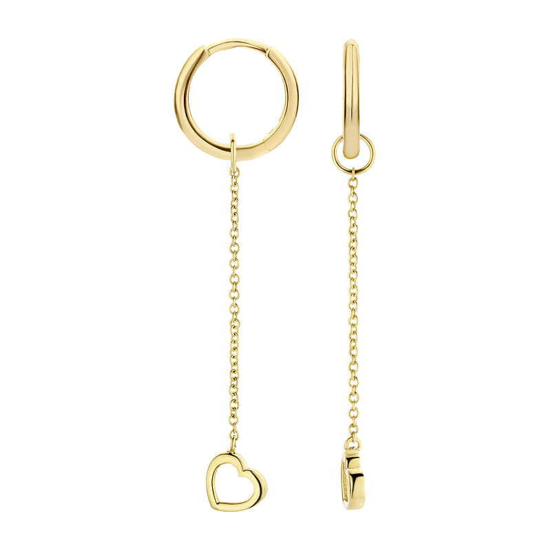 Blush 14 Karaat Gouden Oorbedels 9084YGO-zoom-