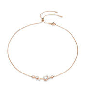 Swarovski Constella Rose Gold Coloured Necklace 5729504