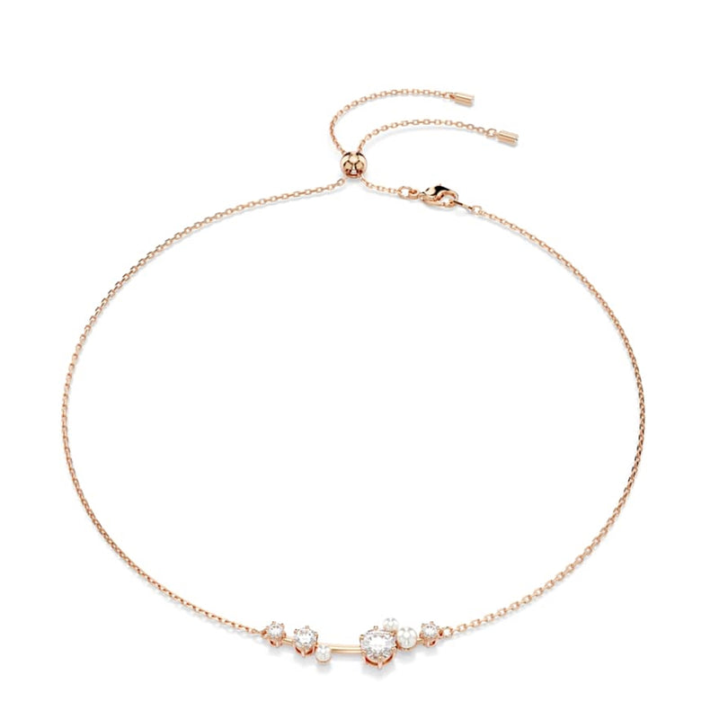 Swarovski Constella Rose Gold Coloured Necklace 5729504-zoom-