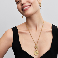 Pandora ME Gold Plated Arrows Coin Charm 764081C01