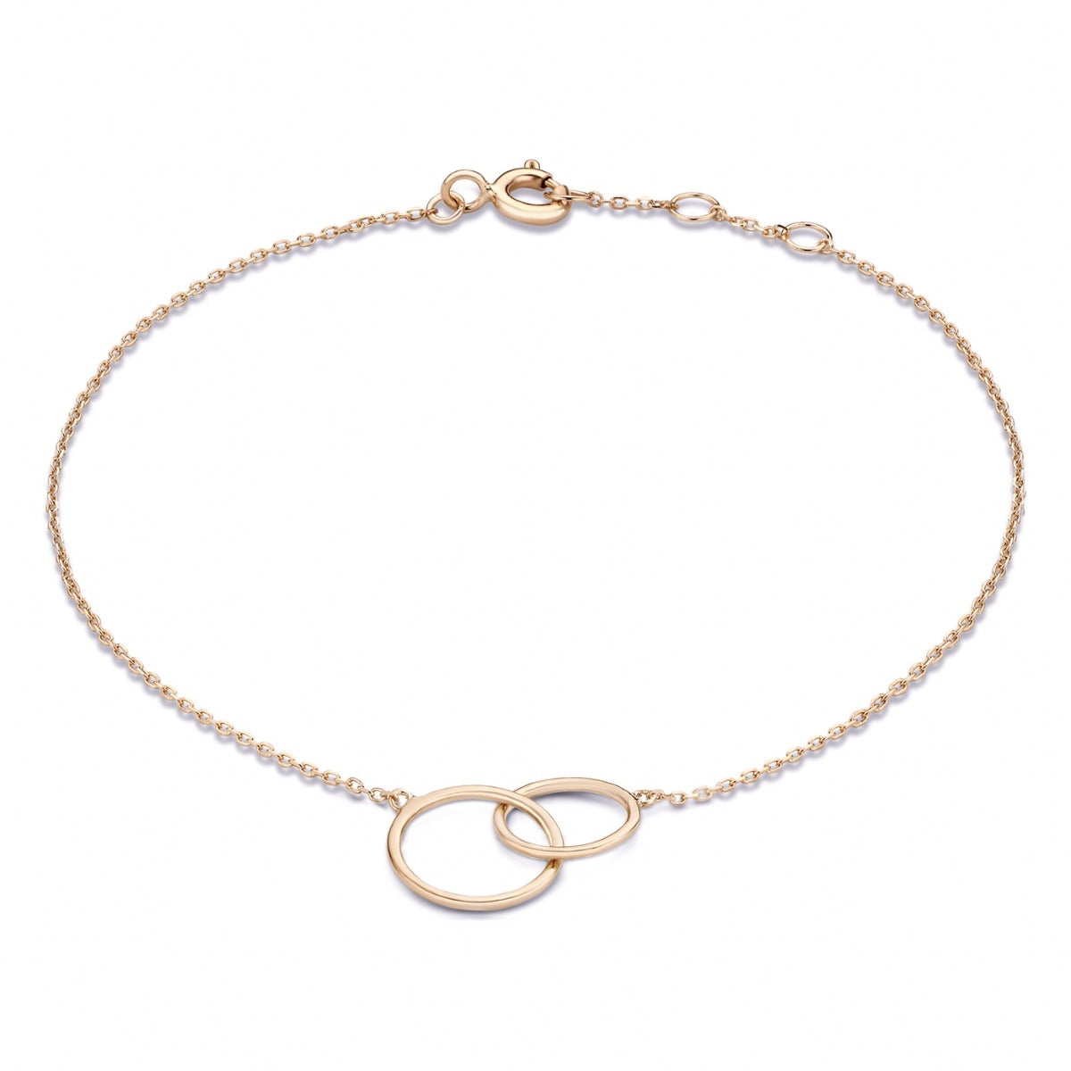 Isabel Bernard La Concorde Loulou 14 Carat Rosegolden Bracelet IB320106 (Length: 16.50-18.50 cm)