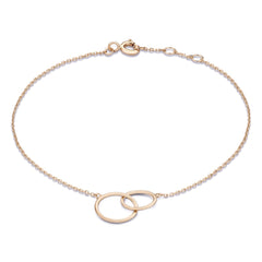 Isabel Bernard La Concorde Loulou 14 Carat Rosegolden Bracelet IB320106 (Length: 16.50-18.50 cm)