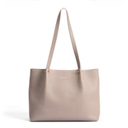 Isabel Bernard Honoré Nata Taupe Leren shopper van Kalfsleer IB25086-078