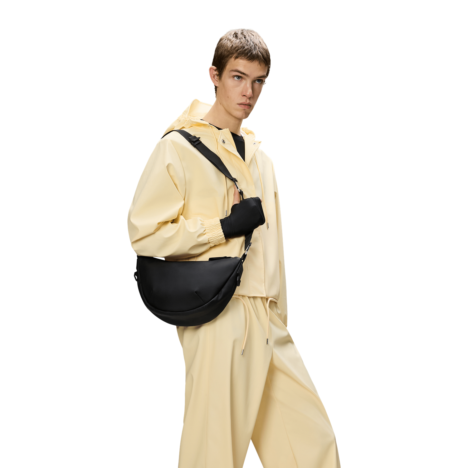 Rains Valera Black Shoulder Bag R14670-01