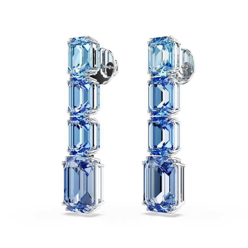 Swarovski Millenia Blue Coloured Ear Studs 5696516-zoom-