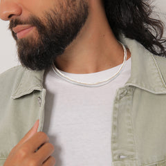 Kuzzoí 925 Sterling Silver Pearl Necklace 2004-BF-0007538-001