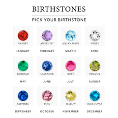 Violet Hamden Venus Zilveren Ring Met Geboortesteen VH330007JAN-60