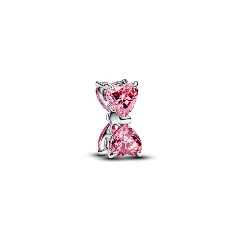 Pandora Moments 925 Sterling Silver Pink Bow Charm 794253C01-zoom-