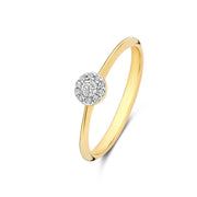 Isabel Bernard De la Paix Viviane 14 karaat gouden ring met diamant 0.11 ct IBD330037-50