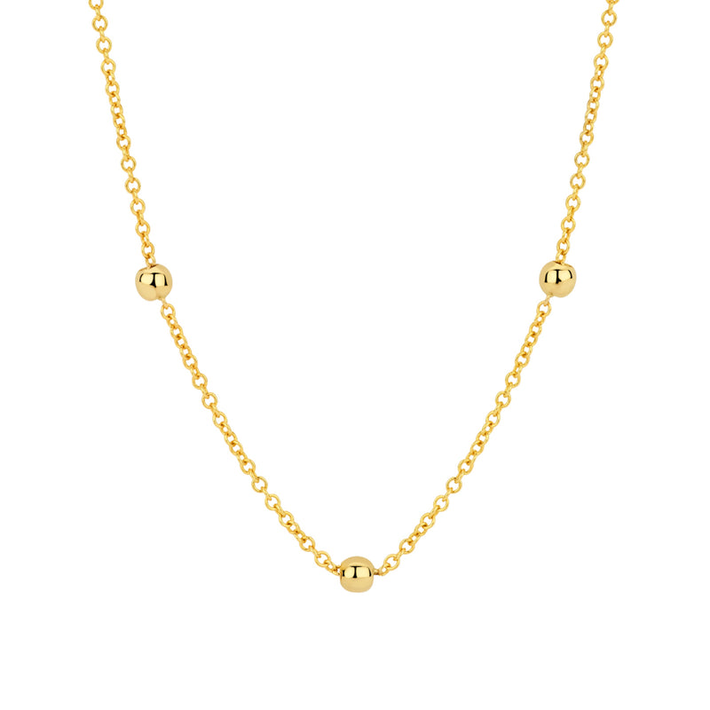 Blush 14 Carat Golden Necklace 3145YGO-zoom-