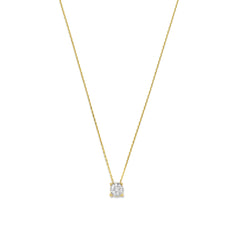 Isabel Bernard De la Paix Hanaé 14 Carat Golden Necklace | diamond 0.14 ct | IBD350008