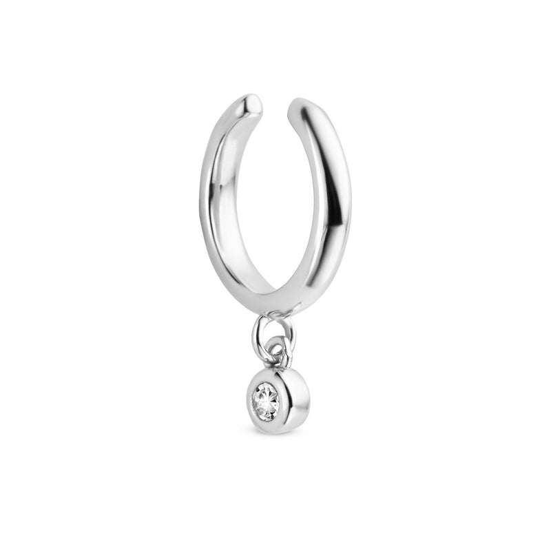 Violet Hamden Venus 925 Sterling Zilveren Ear Cuff Met Geboortesteen VH370001-JUL-zoom-