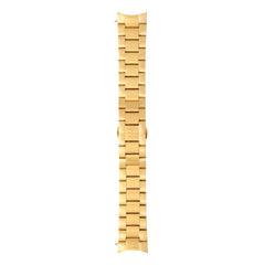 Sem Lewis Metropolitan stalen Watchstrap 24 mm Gold-coloured SL620026