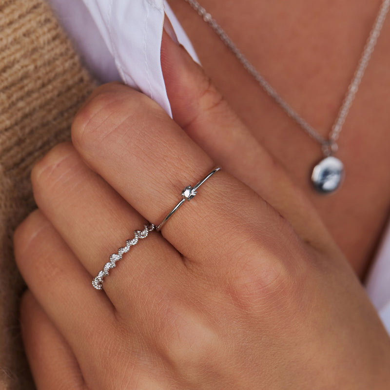 Violet Hamden Sisterhood Stone 925 Sterling Zilveren Ring VH33002-50 (Maat: 50)-zoom-