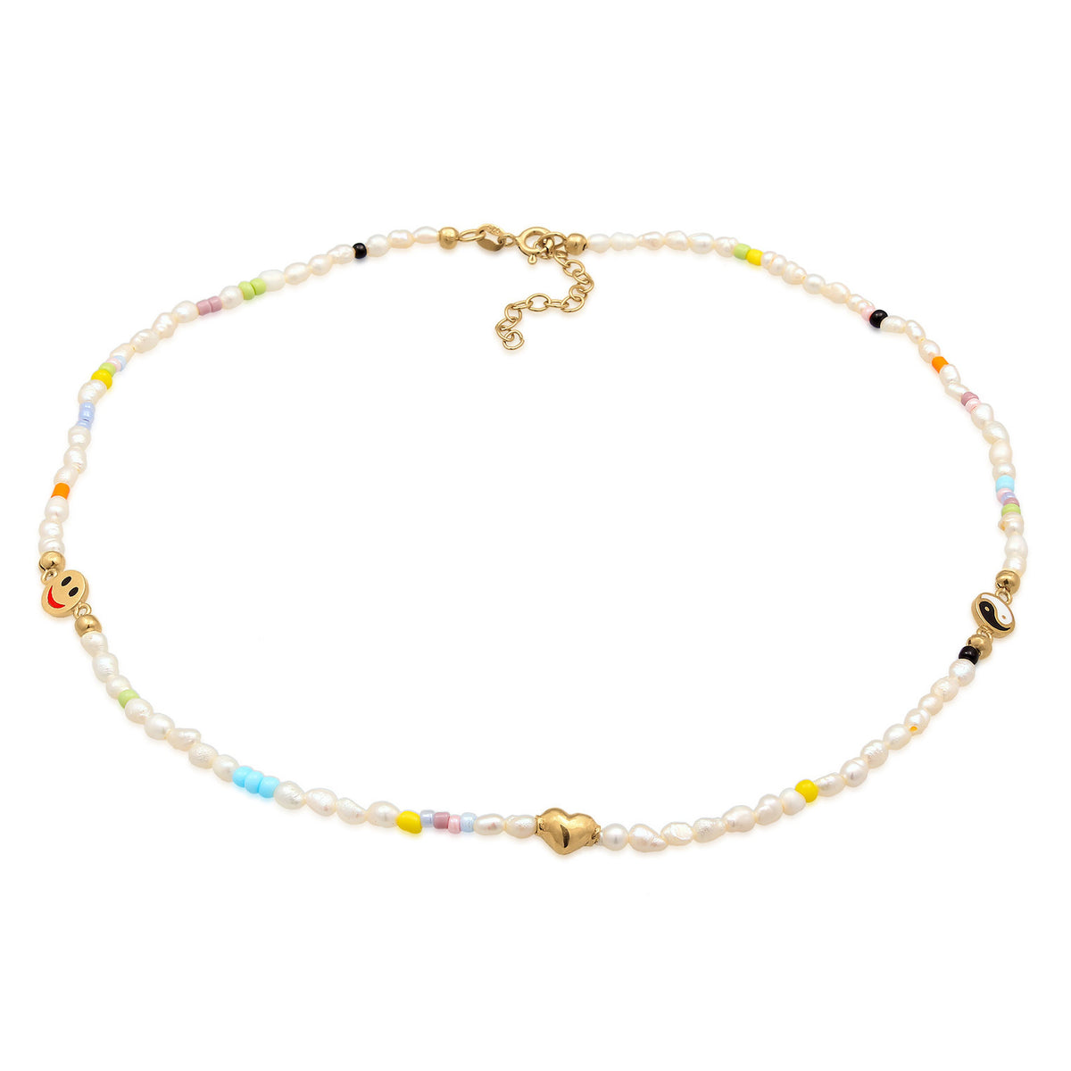 Elli 925 Sterling Silver Pearl Necklace 2004-BF-0007874-001