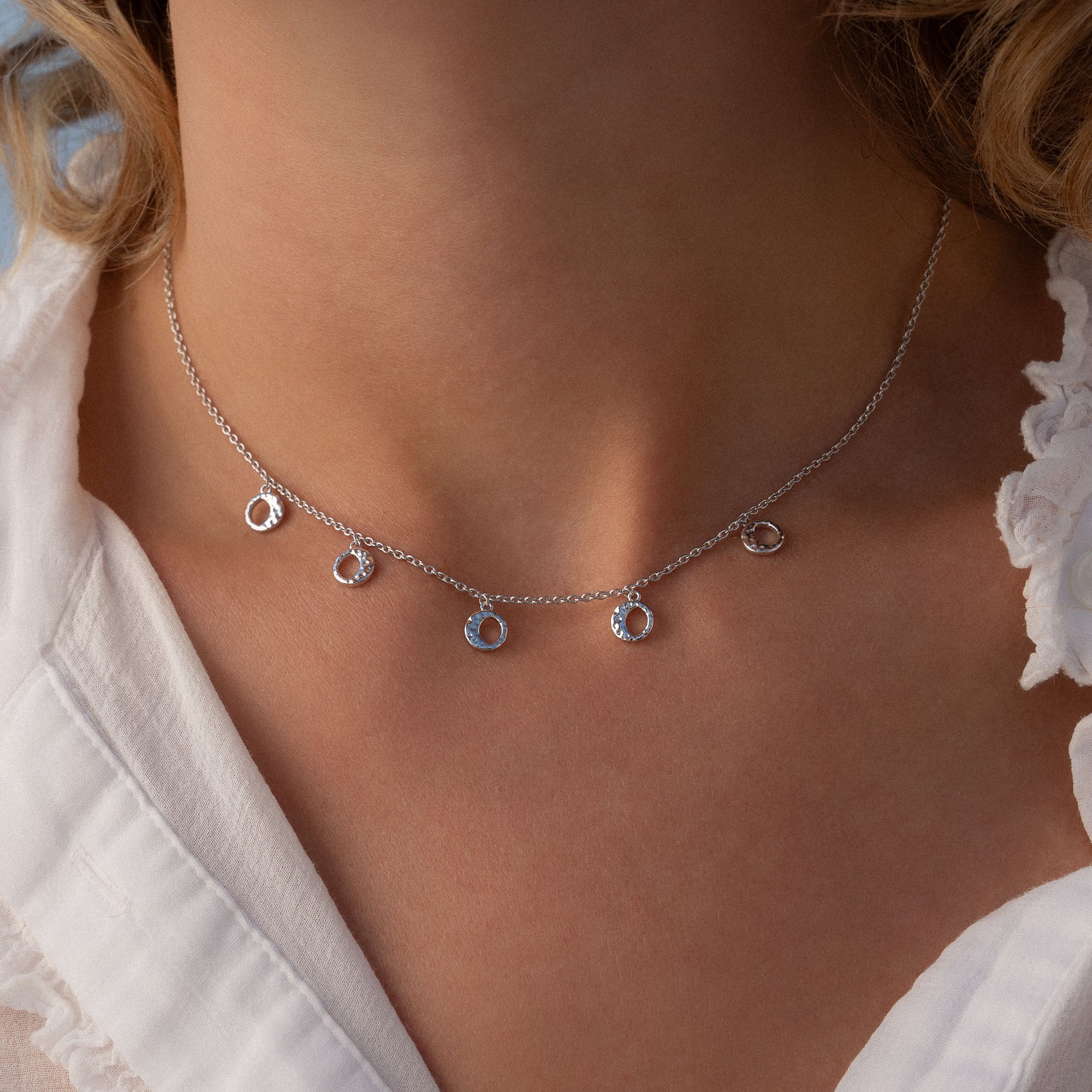 Violet Hamden Luna 925 Sterling Silver Necklace VH340033