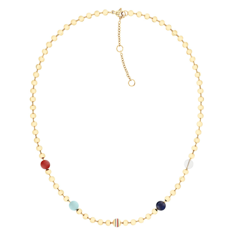 Tommy Hilfiger Roestvrij Staal Goudkleurige Dames Kralen Ketting TJ2781039-zoom-