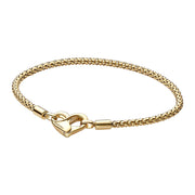 Pandora Moments Bracelet 562731C00-21with14 Carat Gold Plating