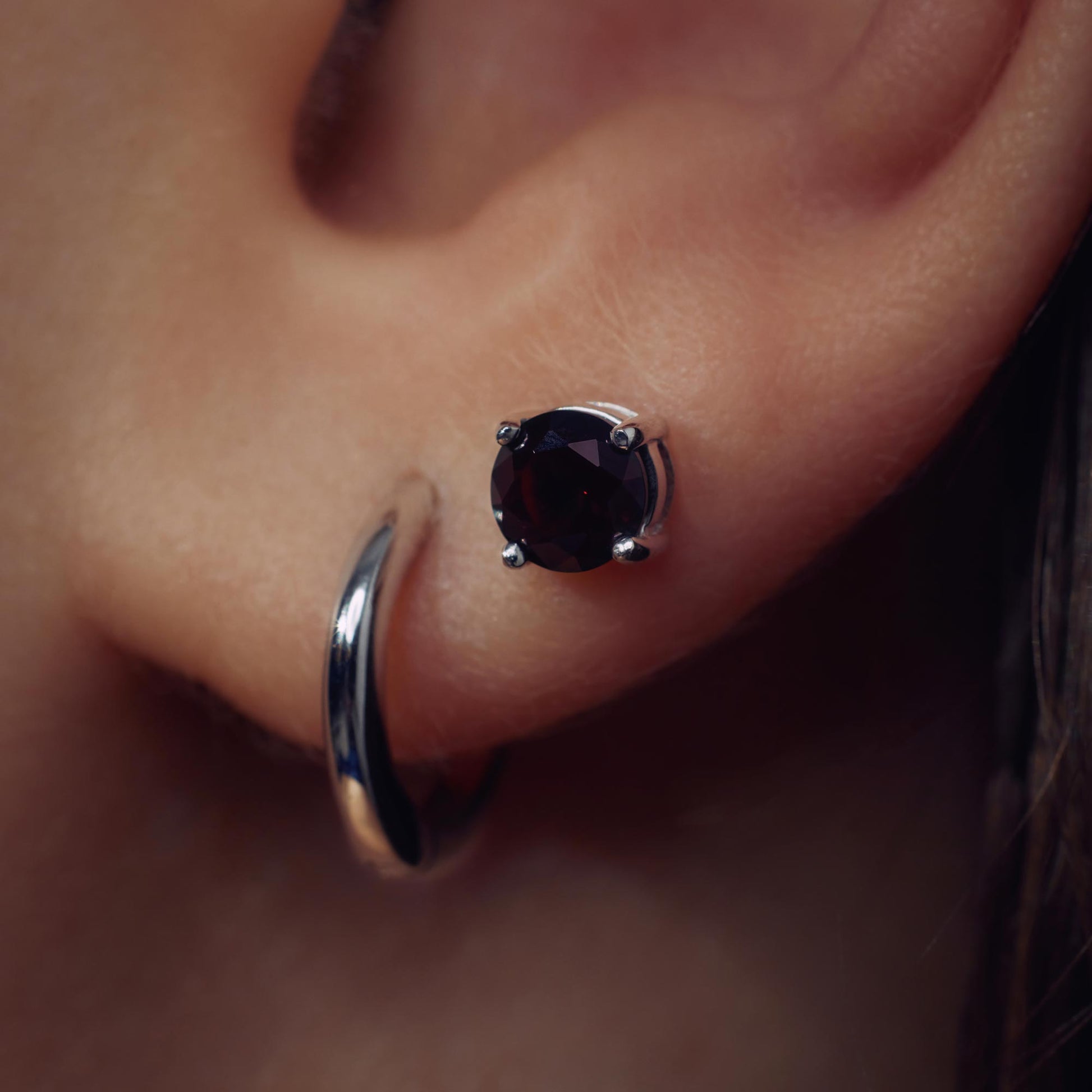 Parte Di Me Santa Maria della Base 925 Sterling Silver Hoop Earrings PDM36061