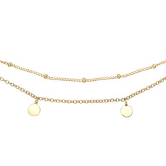 Elli 925 Sterling Silver Layered Choker 2004-BF-0007753-001