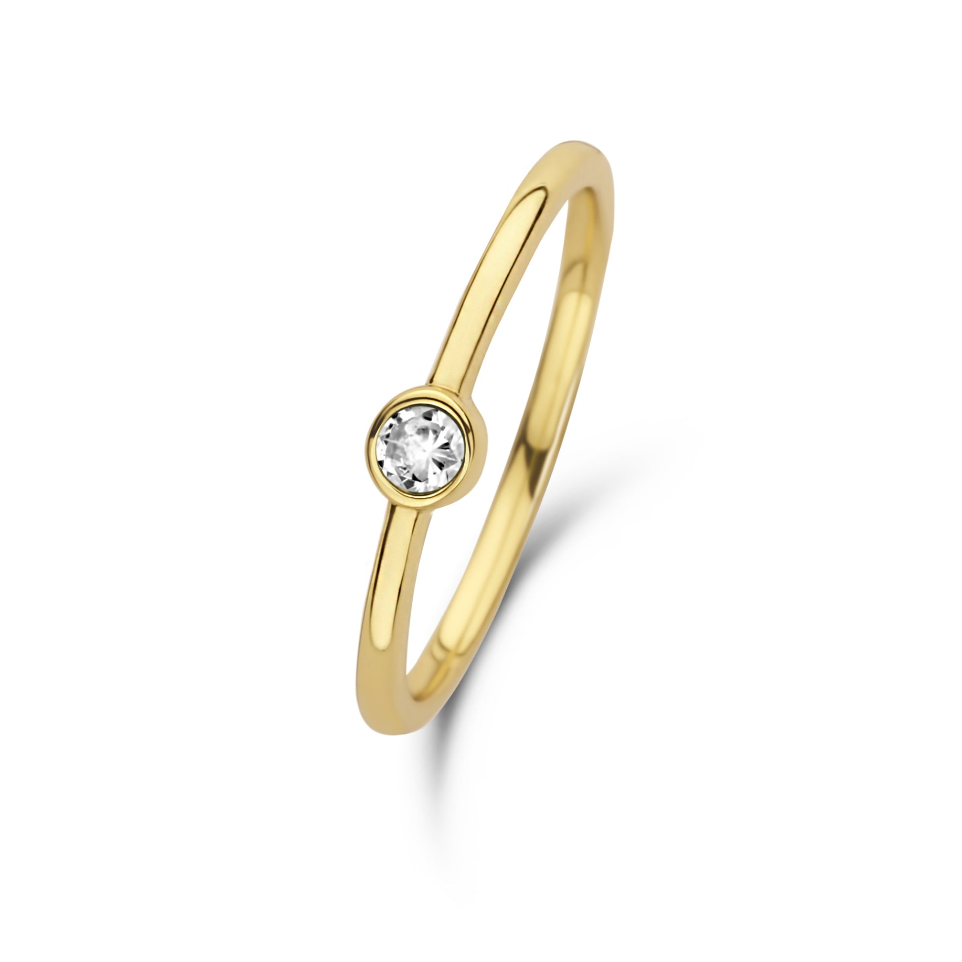 Violet Hamden Venus Goudkleurige Ring Met Geboortesteen VH330008APR-60