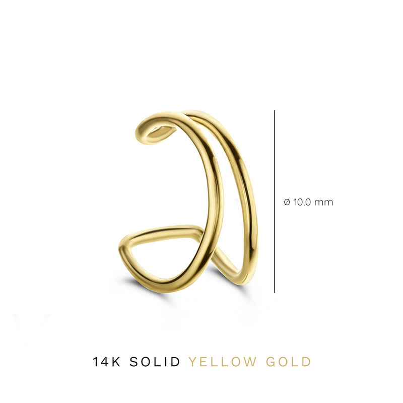 Isabel Bernard Le Marais Chéri 14 Karaat Gouden Ear Cuff IB370011-zoom-