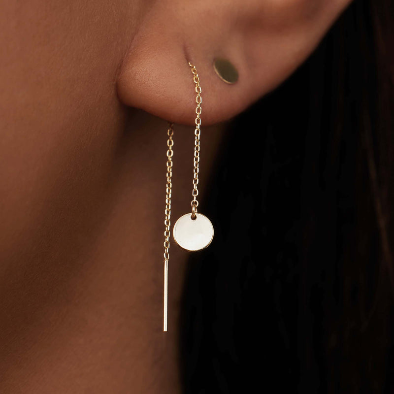 Isabel Bernard 14 Karaat Gouden Le Marais Jeanne Oorbellen IB360197-zoom-