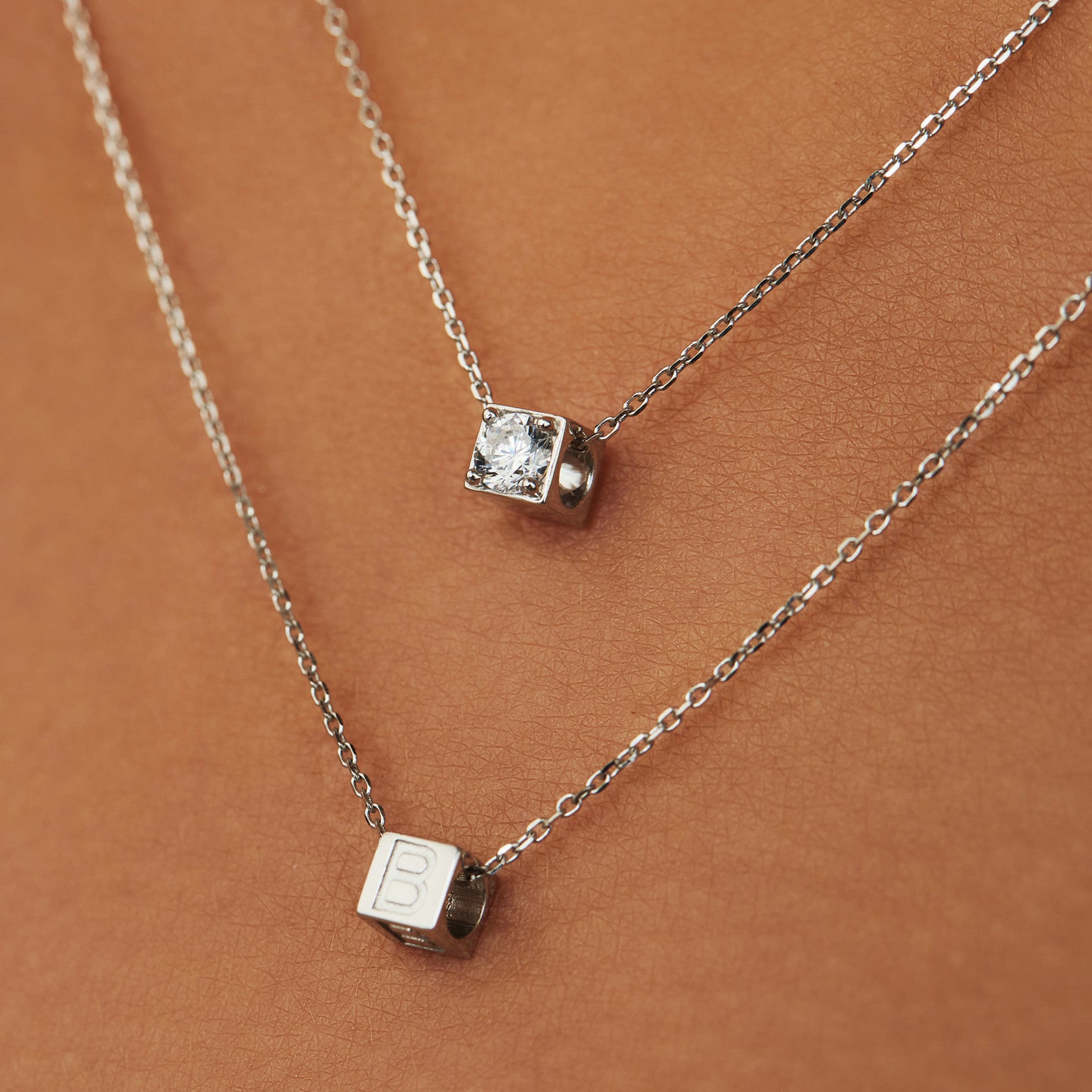 Isabel Bernard Saint Germain Nicole 14 Carat Whitegold Necklace IB340119
