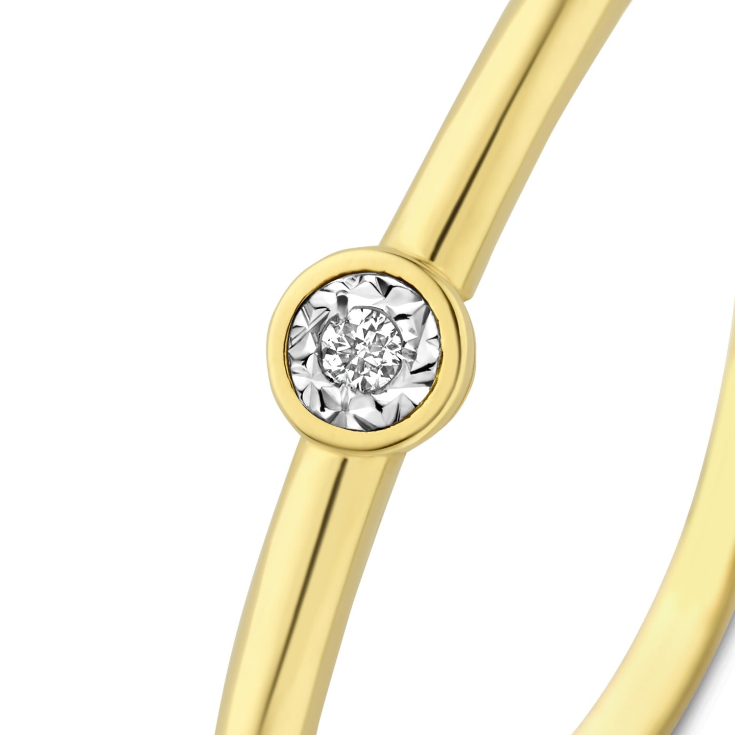 Isabel Bernard De La Paix Inaya 14 Carat Gold Ring | diamond 0.01 ct | IBD330027-60