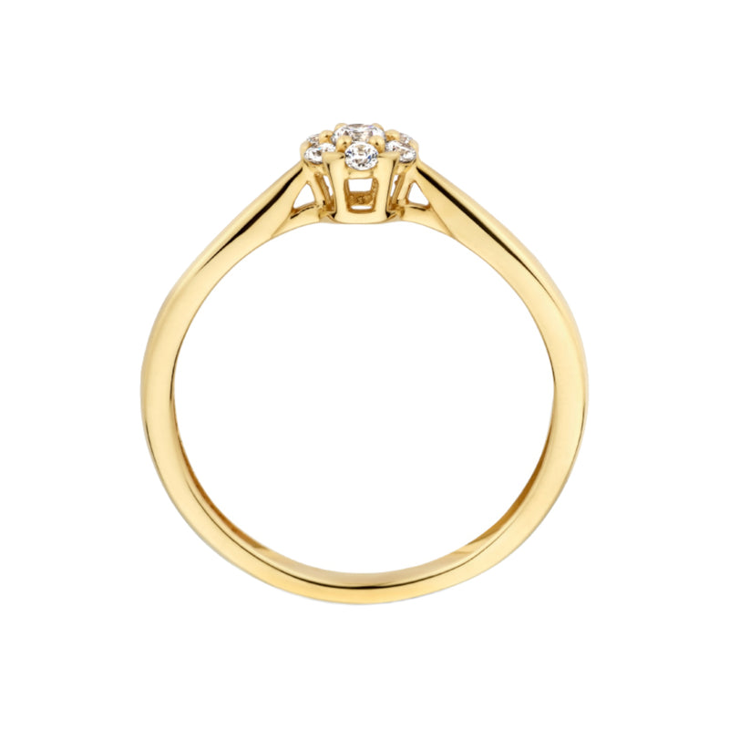 Blush 14 Karaat Gouden Ring 1248YZI/60-zoom-