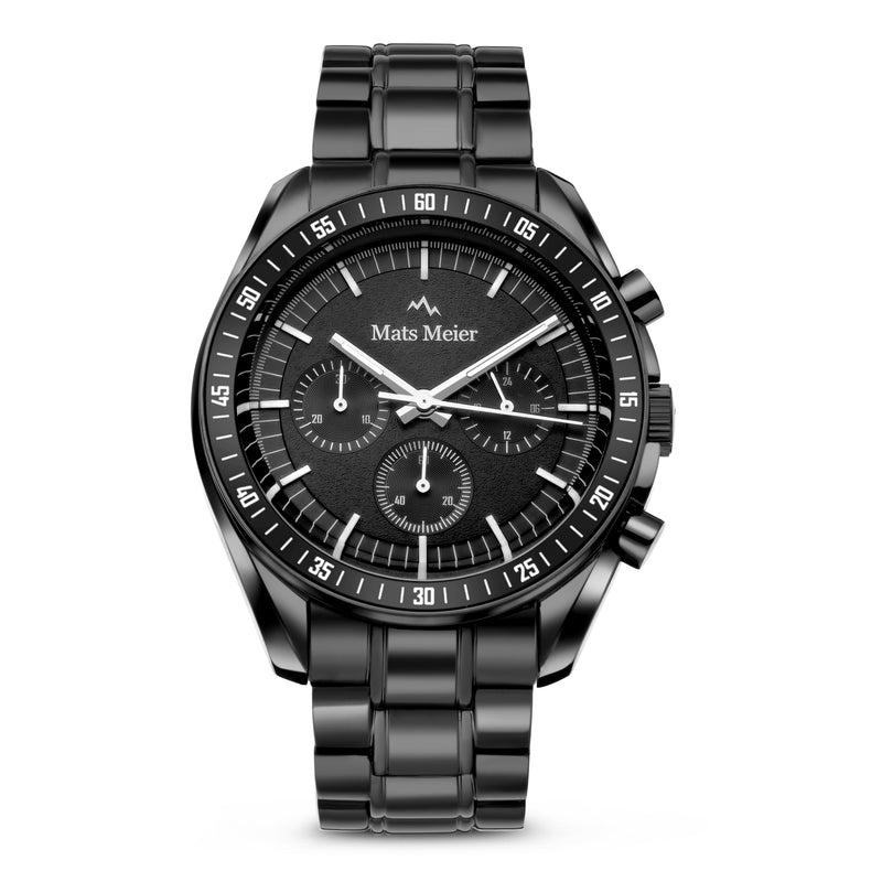 Mats Meier Arosa Racing Chronograaf Herenhorloge Zwart MM50016-zoom-