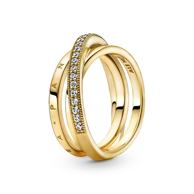 Pandora Crossover Pavé Triple strap Ring 169057C01-52-zoom-